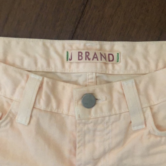 J Brand Peach Cut Off Denim Shorts - Picture 2 of 4